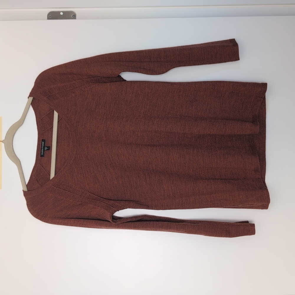 Eileen Fisher Women's Sweater in Rust